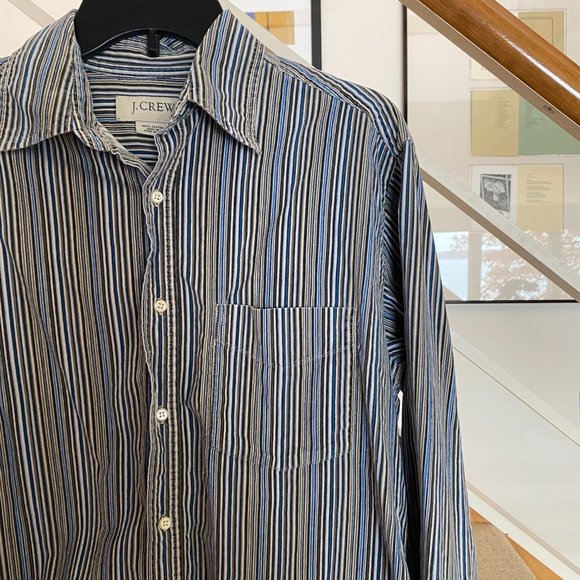 J Crew Striped Shirt - Picture 3 of 7